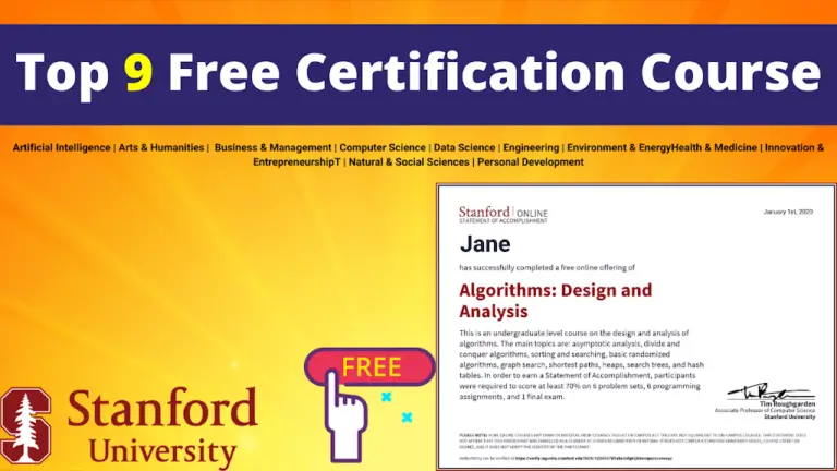 Stanford university Free Courses