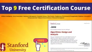 Stanford university Free Courses