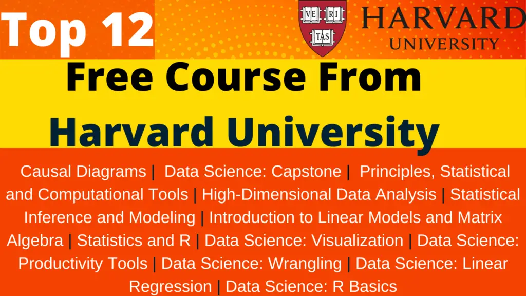 Top Free Course On Data Science By Harvard